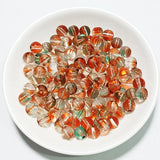 50Pcs 8mm Crystal Glass Beads Spacer Loose Beaded Jewelry Making DIY Charms