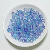 50Pcs 8mm Crystal Glass Beads Spacer Loose Beaded Jewelry Making DIY Charms
