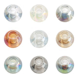 50Pcs Austrian Crystal Beads 8x10mm Glass Round Big Hole DIY Jewelry Bracelets