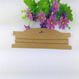 50Pcs Craft Paper Necklace & Headband Display Card Set