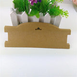 50Pcs Craft Paper Necklace & Headband Display Card Set