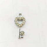 50Pcs/Lot Crystal Necklace Pendant Dog Paw Bone Charms For DIY