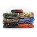 50Pcs/Lot Natural Burlap Drawstring Gift Bags Jewelry Packaging Wedding Bags