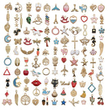50Pcs Cute Cat Enamel Jewelry for Women