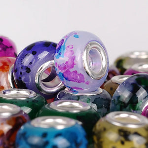 50Pcs/Lot Mixed Beads DIY Jewelry Making Bracelets Necklaces Resin Beads Hand