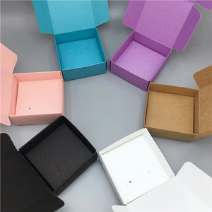 50Pcs Jewelry Packaging Box For Bracelet Earring Necklace Display