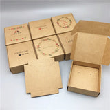 50Pcs Jewelry Packaging Box For Bracelet Earring Necklace Display