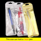 50Pcs Ziplock Bags for Pens Keychain Watch Band Jewelry Self Sealing