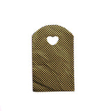 50Pcs 13x21cm Plastic Boutique Candy Gift Bags Handles Favor Earrings Jewelry