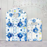 50Pcs Small Plastic Bag Heart Handle Plastic Gift Bag Jewelry Packaging Bag