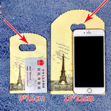 50Pcs Small Plastic Bag Heart Handle Plastic Gift Bag Jewelry Packaging Bag