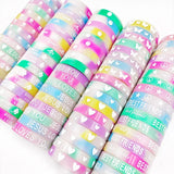 50Pcs Silicone Luminous Bracelets Mix Style Glow in The Dark Bangles
