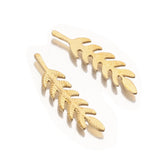 50Pcs Raw Brass Wheat Stalks Charms Pendant DIY Earrings Bracelet Jewelry Craft
