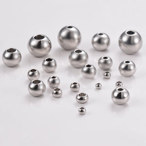50Pcs Stainless Steel Spacer Beads for DIY Jewelry Making
