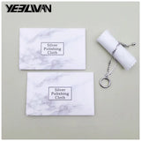 50Pcs Silver Polish Cloth Anti Tarnish Wipe for Sterling Silver Jewelry