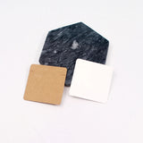 50Pcs Small Paper Bracelets Card 6x6cm Square Jewelry Display Packaging