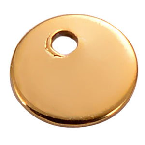 50Pcs Stainless Steel Blank Tags for Jewelry Making Round Charms Pendant