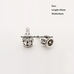 (50Pcs/Lot) Crown-Shape Pendant 18X8mm AD6934B