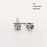 (50Pcs/Lot) Crown-Shape Pendant 18X8mm AD6934B