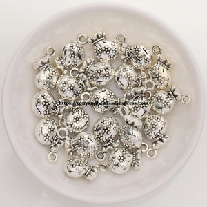 50Pcs/Lot Tibetan Silver Purse-Shape Pendant 12x10mm ZN49391B
