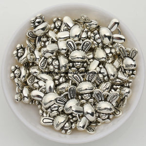 (50Pcs/Lot) Rabbit-Shape Pendant 16.5X13.5mm ZN40326