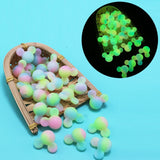 50Pcs Luminous Mouse Silicone Beads Glow In Dark for DIY Necklace