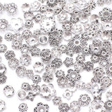 50Pcs Tibetan Silver Spacer Beads for Earring Necklace Bracelet DIY Crafts