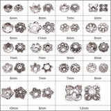 50Pcs Tibetan Silver Spacer Beads for Earring Necklace Bracelet DIY Crafts
