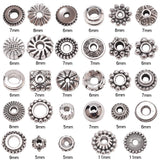 50Pcs Tibetan Silver Spacer Beads for Earring Necklace Bracelet DIY Crafts