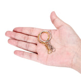 50Pcs Metal Blank Keyring Keychain Split Ring Keyfob Key Holder Rings