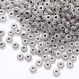 50Pcs Spacer Beads Tibetan Silver Charms Bracelet DIY
