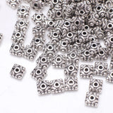 50Pcs Spacer Beads Tibetan Silver Charms Bracelet DIY