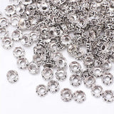 50Pcs Spacer Beads Tibetan Silver Charms Bracelet DIY