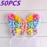 50Pcs Mini Silicone Beads for Baby Teething Pacifier Chain Necklace