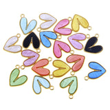 50Pcs Love Heart Pendant Charm For DIY Jewelry Making