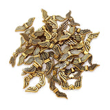 50Pcs Antique Golden Angel Wing Spacer Beads for Jewelry Making DIY