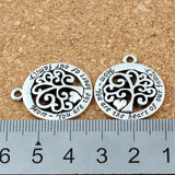 50Pcs Family Tree of Life Charm Pendant for Jewelry Making