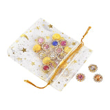50Pcs Moon Star Organza Bags for Ramadan Eid Mubarak Gifts