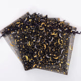 50Pcs Moon Star Organza Bags Ramadan Eid Gift Packaging