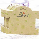 50Pcs Vintage Jewelry Display Cards DIY THANK YOU Hair Ornaments Clip Card