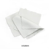 50Pcs Jewelry Cleaning Polishing Cloth Pink Grey Silver 8x8cm
