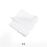 50Pcs Jewelry Cleaning Polishing Cloth Pink Grey Silver 8x8cm