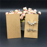 50Pcs Brown Headband Hairpin Cards for Packaging and Displays