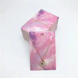 50Pcs Full Print Jewerly Necklace/Earring Card DIY Jewelry Dispaly Tag