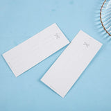 50Pcs High Bow 3 Snap Hair Clip Display Cardstock Hair Rope Jewelry Packaging