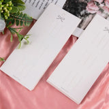 50Pcs High Bow 3 Snap Hair Clip Display Cardstock Hair Rope Jewelry Packaging