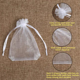 50Pcs Organza Bag Jewelry Packaging Wedding Party Goodie Packing