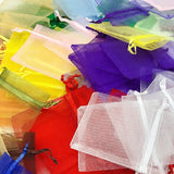 50Pcs Organza Bag Jewelry Packaging Wedding Party Favors Pouches