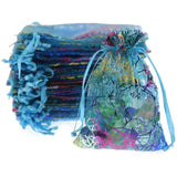 50Pcs Coralline Organza Gift Bags for Party Wedding Favor