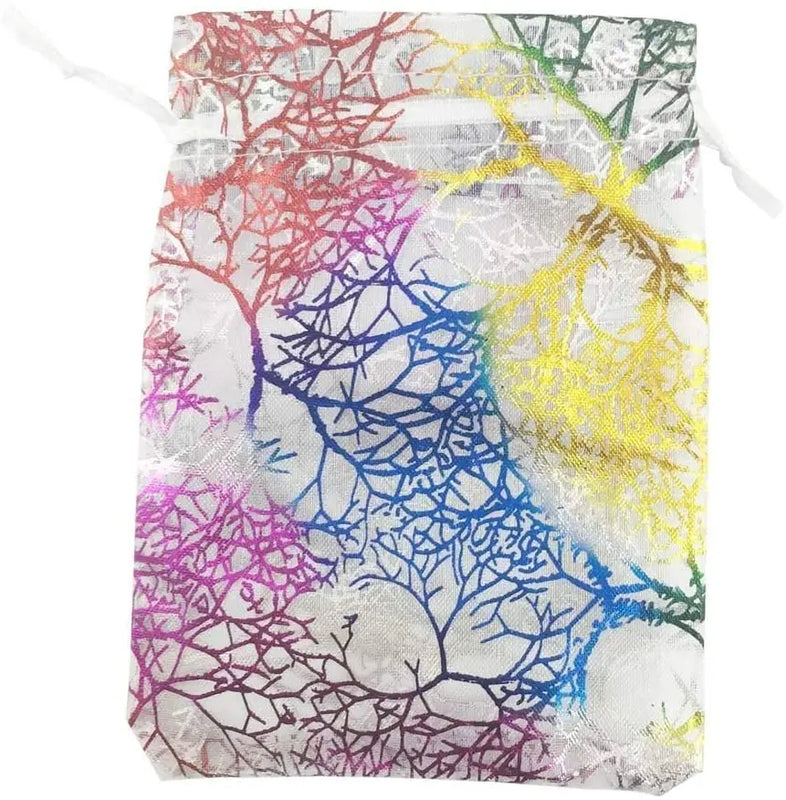 50Pcs Coralline Organza Gift Bags for Party Wedding Favor